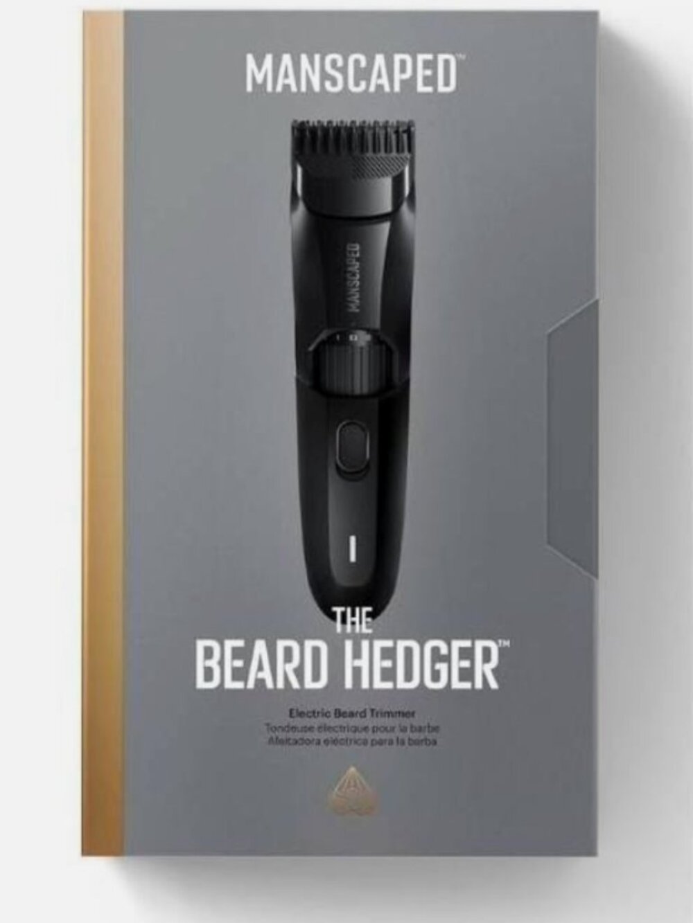 The Beard Hedger Manscaped Electric Beard Trimmer Black Brand New